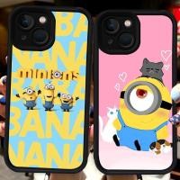 ราคา เคสสีดําสําหรับ iPhone 6s 8 13 14 6 7 Pro Max Plus H41 มินเนี่ยนน่ารัก (40060274293)