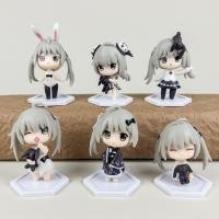 ราคา 6 ชิ้น / เซต 7 ซม. ตุ๊กตาฟิกเกอร์อนิเมะ Yosuga No Sora โมเดลของเล่น Kasugano Sora Kimono Bunny Girl การ์ตูน Pvc โมเดลของเล่นรถ เครื่องประดับของขวัญ (24614044796)