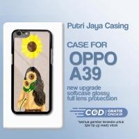 ราคา เคส Oppo A39 ล่าสุด - Oppo A39 - New Cute Girls Flower Motif - Premium Glossy Hardcase - Softcase Hp Oppo Putrijayacasing (42764701475)