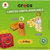 ราคา HAPPY MEAL CROCS KEYCHAIN MCD MCDONALDS CROC BURGER SHOE HAPPY MEAL (40750174519)