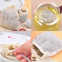 ราคา *JELLY * 10 ชิ้น 8*10 ซม.ผ้าฝ้าย Drawstring ความเครียดชาทําอาหารแยกเครื่องเทศถุงกรอง (41223922431)