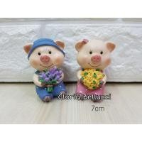 ราคา หมูขนาดเล็กดอกไม้กระปุกออมสินของขวัญ (42370826027)