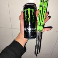 ราคา มีดบาลิซอง มีดควงของเล่น มีดควง มีดซ้อม YY Ether Green SE V2 G10 สำหรับซ้อมควง อย่างดี Balison อลูมิเนียมอัลลอยด์7075 (25965947965)