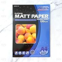 ราคา กระดาษอิงค์เจ็ท ผิวด้าน Hi-jet พิมพ์ได้สองด้าน Inkjet Platinum Matt Paper (Double-sided printing) 120 แกรม ขนาดA4 (50 แ (21642724336)