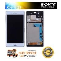 ราคา Sony Xperia Z3 D6653 สัมผัสหน้าจอ LCD + หน้าจอ Digitizer + กรอบเดิม + แถมฝาหลังสีขาว มือสอง ให้อีกด้วย (7528769288)