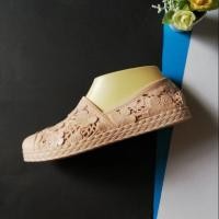 ราคา รองเท้าหุ้มส้นผู้หญิง ลายฉลุ หุ้มส้น ส้นแบน (5315410192)