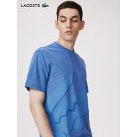 ราคา LACOSTE French Crocodile เสื้อยืดแขนสั้น สำหรับผู้ชาย พิมพ์ลายที่คอและไหล่ ระบายอากาศได้ดี | TH2604 (41421073551)