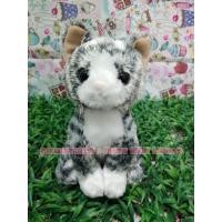 ราคา ตุ๊กตาแมวลายสีเทาขาว (4757826940)