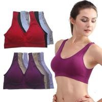 ราคา 4ชิ้น ! ผู้หญิงกีฬา Genie Bra ชุด (41665925618)