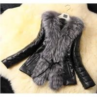 ราคา E04 เสื้อโค้ทหนังขนเฟอร์ กันหนาว หิมะได้ถึงติดลบ Fur สีดำ มีหลายไซส์ ส่งทันทีจากไทย (6114535351)