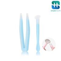 ราคา Simple Healthcare ที่คีบคอนแทคเลนส์สีชมพู แหนบคีบคอนแทค ปลายซิลิโคนนุ่ม ราคาถูก พร้อมกล่องเก็บ (40608843429)