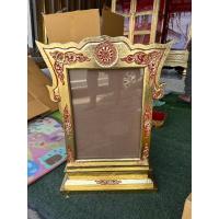 ราคา กรอบตราตั้ง ไม้สัก A3 กรอบใส่พัดยศ กรอบใส่ประกาศนียบัตร วุฒิบัตร ปริญญาบัตร ใบเกียติคุณ ไม้แกะสลัก สีทอง (20681141080)