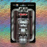 ราคา Medicom 100% Bearbrick ~Star Wars Be@rbrick Stormtrooper Chrome Ver. (11148030908)