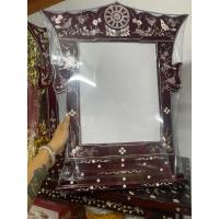 ราคา กรอบสัญญาบัตร พัดยศ กรอบพัดยศ ไม้สักฝังมุก กรอบตราตั้ง (23443622611)