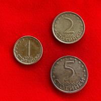 ราคา ชุดเหรียญบัลแกเรีย Bulgaria 1-2-5 stotinki ปี 2000 เหรียญ​ต่างประเทศ (26580416237)