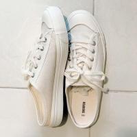 ราคา รองเท้าผ้าใบสีขาว เบอร์40 รองเท้าผ้าใบเกาหลี shoopen (16963170192)
