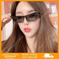 ราคา (HENGHA) Vintage Cat Eye แว่นตากันแดดผู้หญิงแว่นตากันแดดขนาดเล็ก Retro แฟชั่นแว่นตากันแดดผู้หญิง (26719267674)