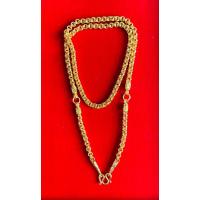 ราคา สร้อยคอแฟชั่นลายห่วงคู่สามห่วง (19973286819)