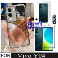 ราคา Vivo Y04 กระจกนิรภัย Anti Blue Light Ray สําหรับ Vivo Y03 Y18 Full Coverage Screen Protector ฟิล์มกระจกนิรภัย (42750674641)
