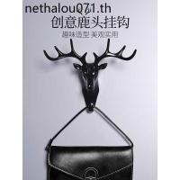 ราคา เขากวางสไตล์อเมริกันตกแต่งบ้านตะขอชั้นวางของติดผนังแขวนผนังผนังสร้างสรรค์มีเอกลักษณ์หัวกวางที่วางกุญแจติดผนัง (41717042203)