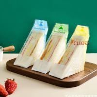 ราคา คลีโอ 100ชิ้นทิ้งถุงบรรจุภัณฑ์แซนวิช,พลาสติกใสขนมปังถุง,แซนวิชภาชนะพิมพ์ข้นสามเหลี่ยมแซนวิชห่องานเลี้ยงวันเกิด (29809736366)