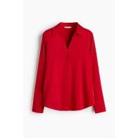 ราคา H&M(เอชแอนด์เอ็ม) เสื้อบลouses คอวี Women V-neck blouse 0939703_22 (43322487480)