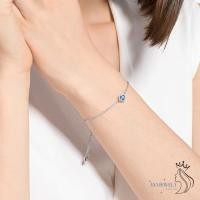 ราคา สร้อยข้อมือแท้ Swarovski Angelic Bracelet กำไลข้อมือจี้ทรงสี่เหลี่ยมจัตุรัสสีฟ้า พร้อมส่ง ของขวัญสำหรับคนพิเศษ (25152312947)