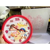 ราคา งานเก่า สภาพดี นาฬิกาแขวน FUJIYA Peko-chan & Poko wall clock (25646141058)