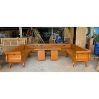 ราคา ชุดรับแขก โซฟาเจ้านาง ไม้สักทอง ส่งจากจังหวัดแพร่ โซฟา 4ตัว ตัวกลาง 2ตัว (27503289744)