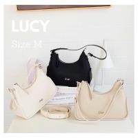 ราคา ลดเพิ่ม 30% ✨new✨ KEEP bag รุ่น LUCY size M สีครีม / สีดำ (25379315335)