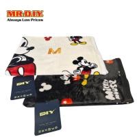 ราคา มิสเตอร์.ดี.ไอ.วาย ผ้าห่มลายมิกกี้เม้าส์สีดำ ขนาด 100x130 ซม. (26557350903)