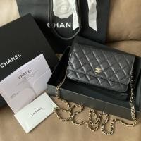 ราคา New! Chanel Classic Caviar Woc GHW Metal Plate (21342936514)