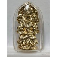 ราคา B185พระกริ่งกวนอิมชัยมงคลธิเบต วัดมังกรกมลาวาส (เล่งเน่ยยี่) ร่วมกับ ธนาคารออมสิน เนื้อโลหะชุบทอง (42862218227)