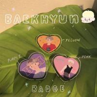ราคา sale! Bᴀᴇᴋʜʏᴜɴ Bᴀᴅɢᴇ เข็มกลัดหัวใจแบคฮยอน EXO มี 3 ลาย (5346534448)