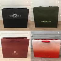 ราคา ถุงกระดาษ ถุง แบรนด์ COACH , LONGCHAMP , AIGNER , JIM THOMPSAN ของแท้ สภาพสวย ใส่ของได้เยอะ หรูหรา (20892684684)