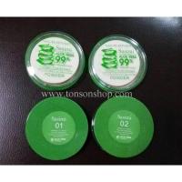 ราคา ซาซิมิแป้งพัฟว่านหางจระเข้ ฝาตลับใส Sasimi Soothing&Moisture Aloe Vera 99% Powder No.718 (371803353)