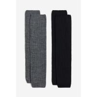 ราคา H&M(เอชแอนด์เอ็ม) กันหนาวขาผ้าถักไหมพรมแพ็ค 2 ชิ้น ผู้หญิง 1200471_1 (23263324827)