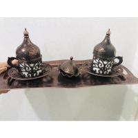 ราคา พร้อมส่ง ชุดแก้วกาแฟตุรกี 1ชุด / 2 ที่ (3553333703)