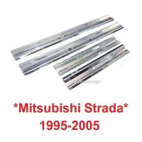ราคา 4 ปต ชายบันไดประตู Mitsubishi Strada Grandis 1995 - 2005 มิตซูบิชิ สตราด้า กันรอยประตู สแตนเลส สคัพเพลท คิ้ว ชายบันได (28180166987)