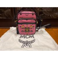 ราคา [แท้/พร้อมส่ง] Good Conditions MCM crossbody bag in pink (12498542529)