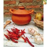 ราคา Silver หม้อข้าวหม้อแกงดินเผา 7 นิ้ว พร้อมฝา (ไม่มีเตา) . (22690138149)