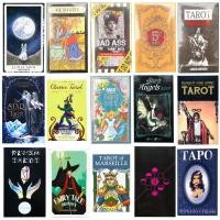 ราคา 600 เวอร์ชันภาษาอังกฤษไพ่ทาโรต์ไพ่ทาโรต์เกมกระดานการ์ดออราเคิลเกมเล่นไพ่คนเดียว (42670217650)
