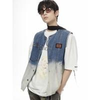 ราคา เสื้อกั้กผ้ายีนส์ทูโทน (13301893929)