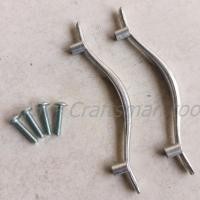 ราคา (ขายเป็นคู่) มือจับอลูมิเนียม สำหรับ ตู้อลูมิเนียมกับข้าว ลิ้นชัก ตู้ มือจับประตูมุ้งลวด แถมฟรี! สกรู ทนทาน (24262009451)