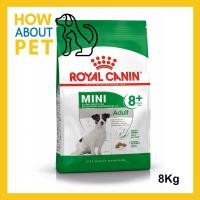 ราคา อาหารสุนัขเล็ก Royal Canin Adult Mini 8+ อาหารสุนัขแก่ พันธุ์เล็ก 8กก. (1ถุง) Royal Canin Mini Adult 8+ Small Breed Dog (12874845492)
