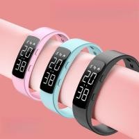 ราคา นาฬิกาสำหรับนักเรียนมัธยมต้นสำหรับเด็กชาย สร้อยข้อมือกีฬาอัจฉริยะพร้อมนาฬิกาปลุกแบบสั่น นาฬิกาอิเล็กทรอนิกส์กันน้ำสำหรับ (40352270823)