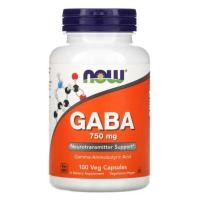 ราคา Now Foods, GABA, 750 mg [ 100 Veg Capsules ] Gaba 750 puritan , กาบา (8613953956)