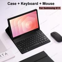 ราคา พร้อมเคสคีย์บอร์ดสําหรับ Samsung Galaxy Tab S11 11 นิ้ว 2025 คีย์บอร์ดไร้สายสําหรับ Tab S11 SM-X730 X736 ฝาครอบ (40373197178)