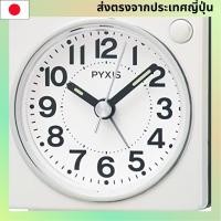 ราคา Seiko Clock นาฬิกาปลุก Table Clock ระบบอนาล็อก สีขาวมุก 65 x 64 x 38mm PYXIS NR449W (27568091149)