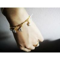 ราคา กำไลข้อมือเพชรแท้ตุ้งติ้ง น้ำ97 (5915245064)